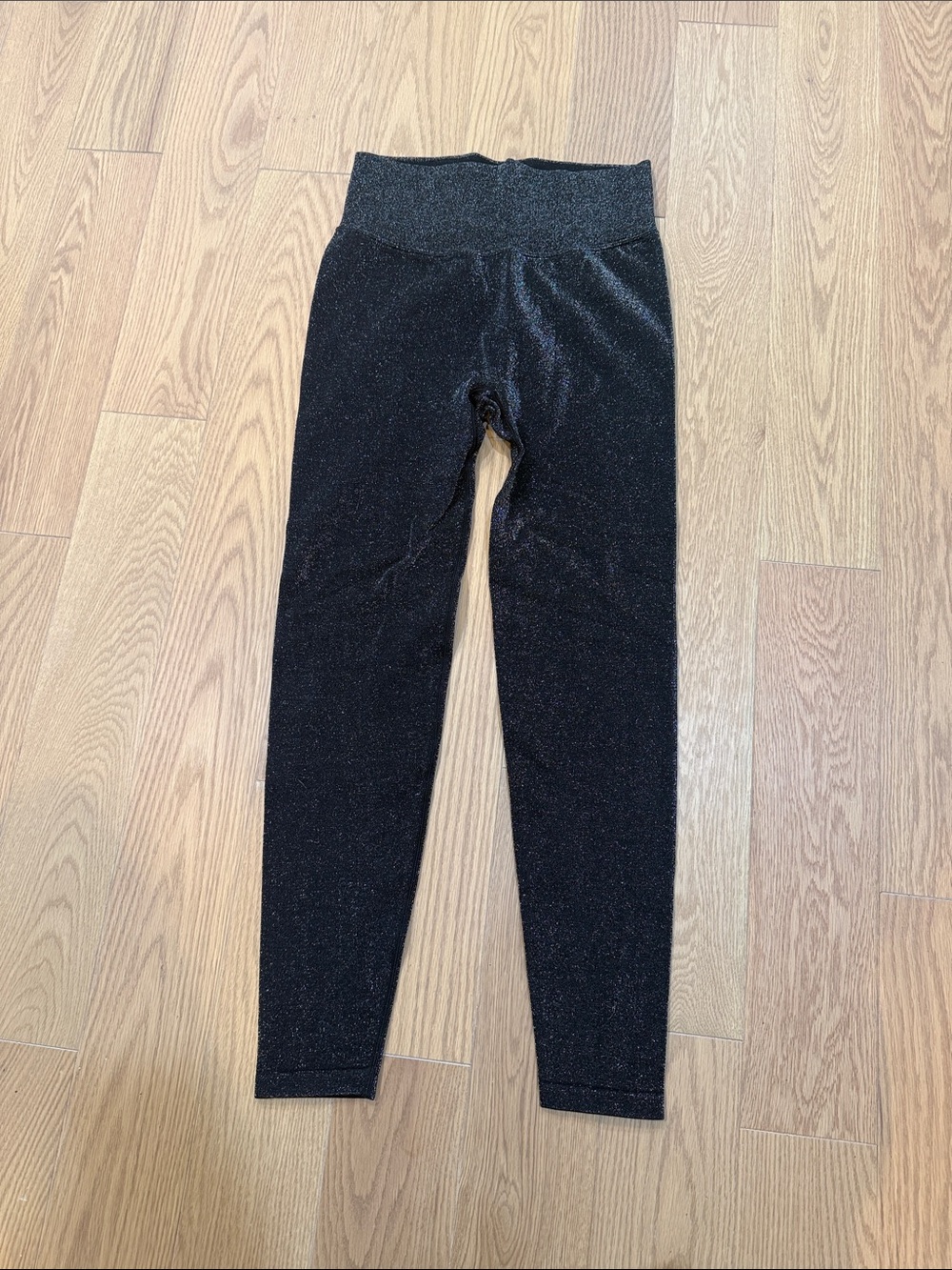 Victoria secret PINK Women’s Sparkle Black Leggings size medium